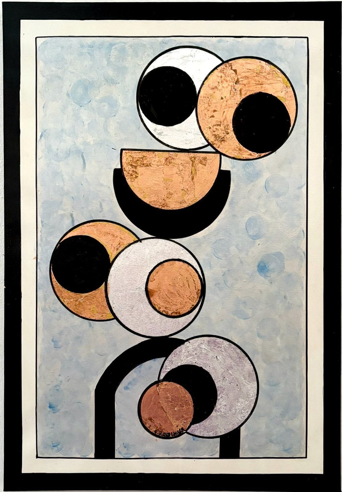 Vibrant floral painting